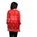 Ada Hand Embroidered Extra Small Red Faux Georgette Chikankari Top